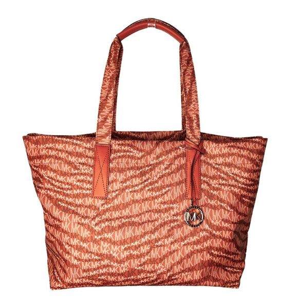 MICHAEL | Michael Kors The Michael Bag - Deep Orange - 21.5"W x 12.5"H x 8"D - Picture 3 of 9